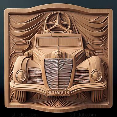 3D model Mercedes Benz Kurzhauber (STL)